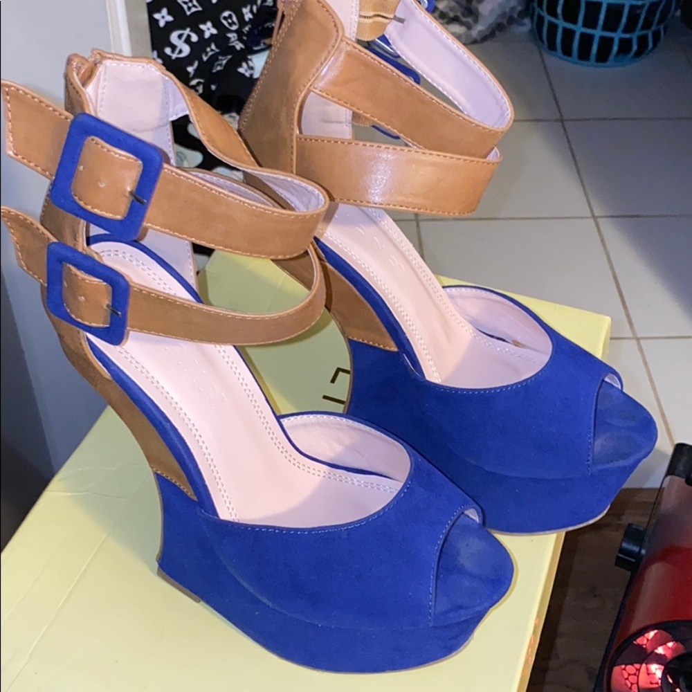 Blue💙Heel Less Heels